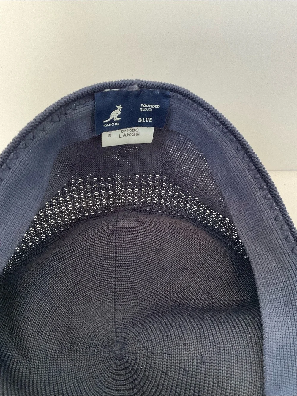 Men’s Kangol Ventair Navy Blue Flat Cap Newsboy Hat